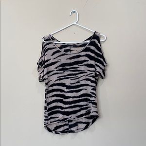 Wet seal cheetah print shirt